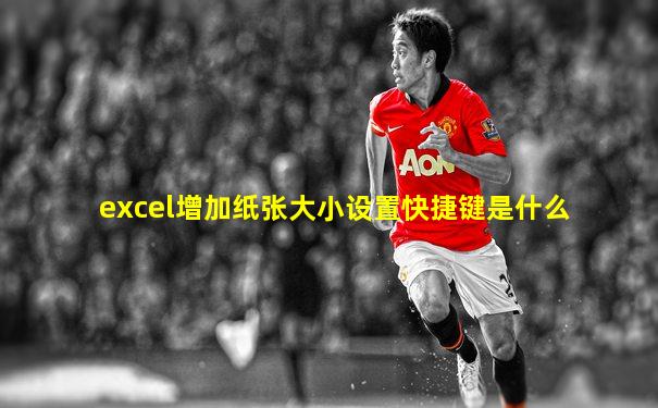 excel增加纸张大小设置快捷键是什么