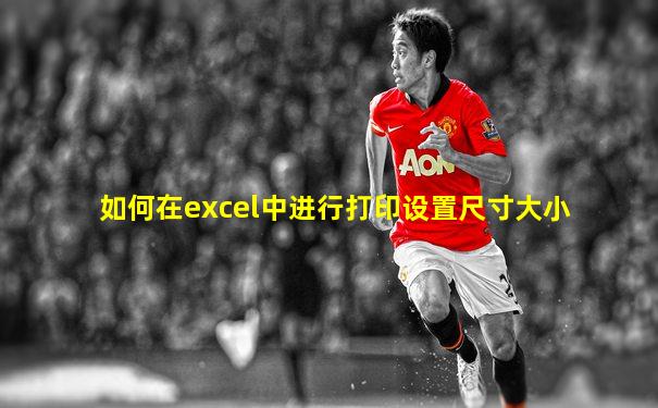 如何在excel中进行打印设置尺寸大小