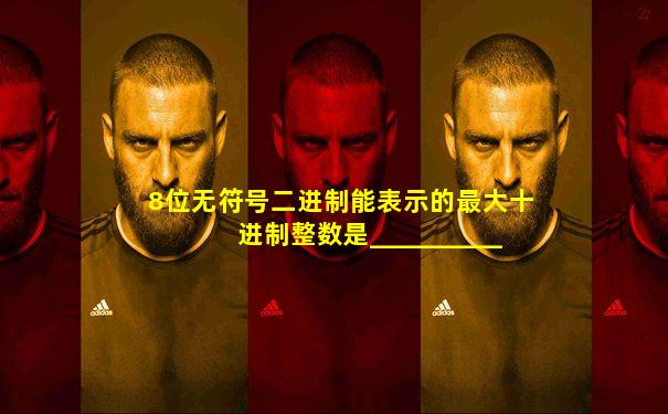 8位无符号二进制能表示的最大十进制整数是__________