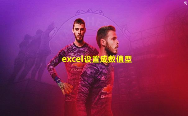 excel设置成数值型