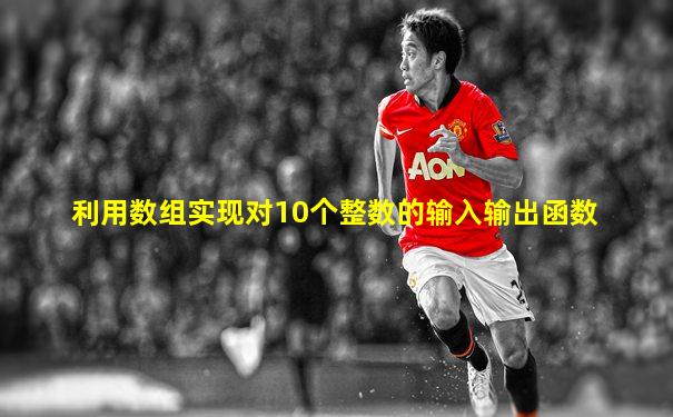 利用数组实现对10个整数的输入输出函数