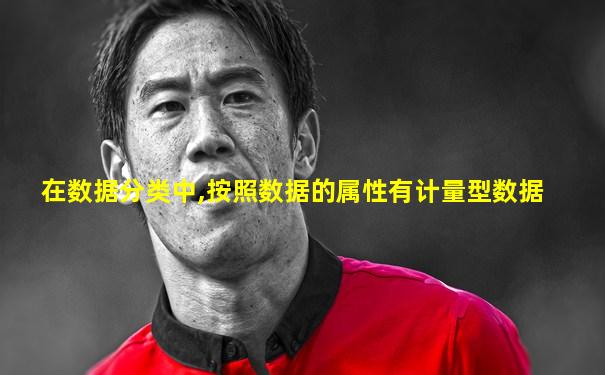 在数据分类中,按照数据的属性有计量型数据