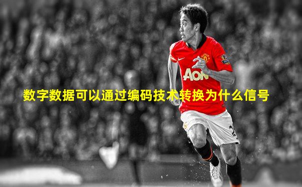 数字数据可以通过编码技术转换为什么信号