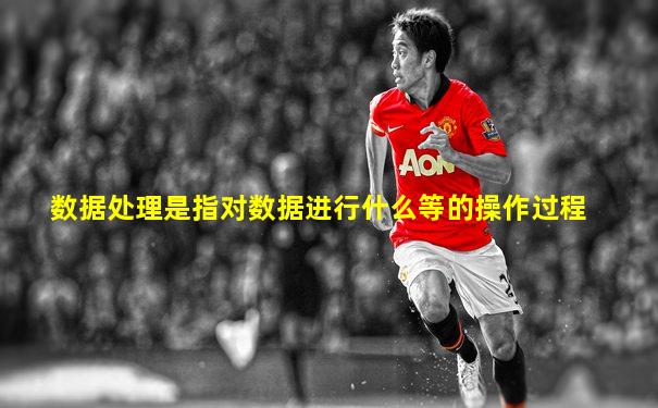 数据处理是指对数据进行什么等的操作过程