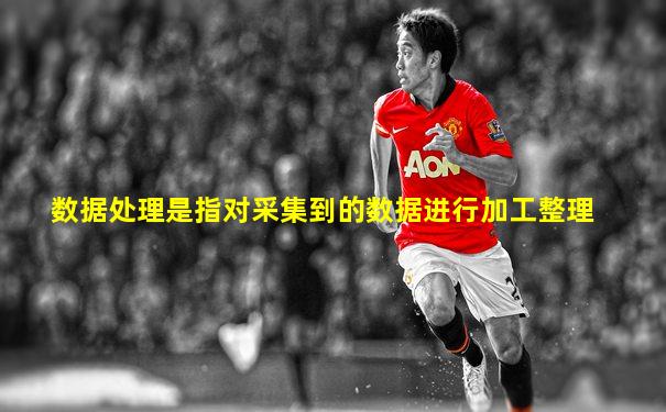 数据处理是指对采集到的数据进行加工整理