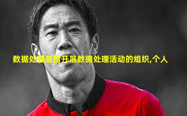 数据处理是指开展数据处理活动的组织,个人