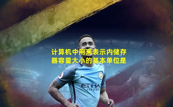 计算机中用来表示内储存器容量大小的基本单位是
