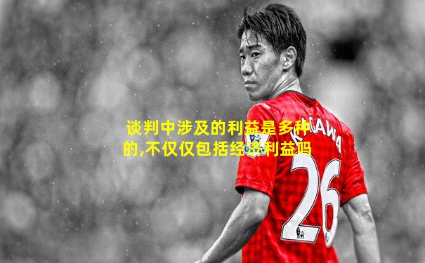 谈判中涉及的利益是多种的,不仅仅包括经济利益吗